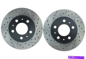 brake disc rotor 1995年から1997年のフォードクラウンビクトリア（44326）のフロントペアストップテックディスクブレーキローター Front PAIR Stoptech Disc Brake Rotor for 1995-1997 Ford Crown Victoria (44326)