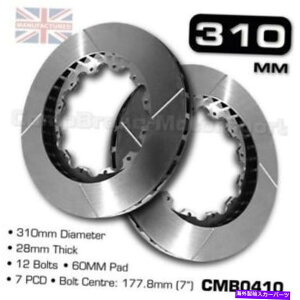 brake disc rotor u[LfBXN /[^[310mm x 28mm 12{gi60mmpbhj7 "PCDiyAjCMB0410 BRAKE DISCS / ROTOR 310MM X 28MM 12 BOLT (60mm PAD) 7" PCD (PAIR) CMB0410