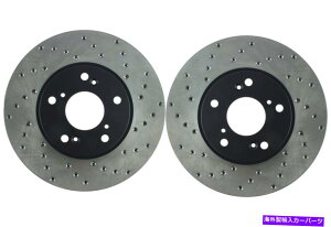 brake disc rotor 2013-2015 Acura ILXi42503j̃tgyASTOPTECHfBXNu[L[^[ Front PAIR Stoptech Disc Brake Rotor for 2013-2015 Acura ILX (42503)