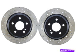 brake disc rotor 2003N2006ÑZfXxcSL500i45785j̃AyASTOPTECHfBXNu[L[^[ Rear PAIR Stoptech Disc Brake Rotor for 2003-2006 Mercedes-Benz SL500 (45785)