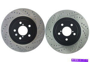 brake disc rotor �t�����g�y�ASTOPTECH�f�B�X�N�u���[�L���[�^�[2004-2006�X�o���o�n�i46533�j Front PAIR Stoptech Disc Brake Rotor for 2004-2006 Subaru Baja (46533)�y���s�A���i�z