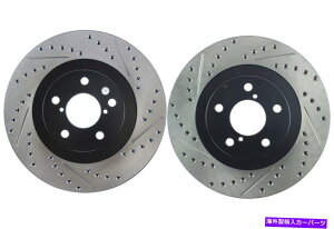 brake disc rotor 2003-2006�X�o���o�n�i46529�j�̃t�����g�y�A�X�g�b�v�e�b�N�f�B�X�N�u���[�L���[�^�[ Front PAIR Stoptech Disc Brake Rotor for 2003-2006 Subaru Baja (46529)�y���s�A���i�z