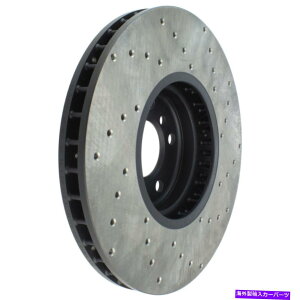 brake disc rotor �f�B�X�N�u���[�L���[�^�[�X�|�[�c�N���X�h�����t�����g���C�g�X�g�b�v�e�b�N�t�B�b�g02-06 BMW X5 Disc Brake Rotor-Sport Cross-Drilled Front Right Stoptech fits 02-06 BMW X5�y���s�A���i�z