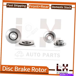 brake disc rotor A6 2002-2004�p�ɐݒ肳�ꂽ�t�����g�����A�u�����{�����\�R�[�e�B���OOE�u���[�L���[�^�[ Front & Rear Brembo High Performance Coated OE Brake Rotors Set For A6 2002-2004