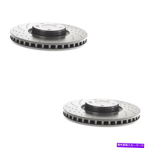 brake disc rotor MB W205 W213 X253p2̃tgPVT 360mmfBXNu[L[^[̃u{yAZbg Brembo Pair Set of 2 Front PVT 360mm Disc Brake Rotors For MB W205 W213 X253