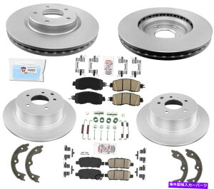 brake disc rotor 2014-2021YAeB}̃R[eBOu[L[^[pbhn[hEFA Coated Brake Rotors Pads Hardware For 2014-2021 Nissan Altima