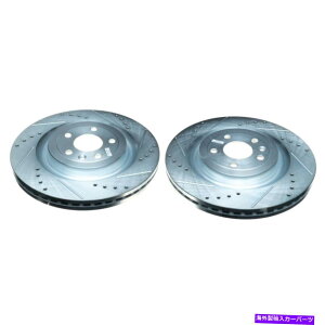 brake disc rotor AR85141XPR PowerStop 2�z�C�[���Z�b�g�u���[�L�f�B�X�N�t�H�[�h�G�N�X�v���[���[�g�[���X�t���b�N�X�p AR85141XPR Powerstop 2-Wheel Set Brake Discs Front for Ford Explorer Taurus Flex�y���s�A���i�z
