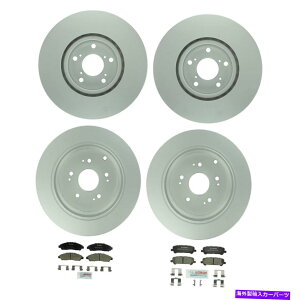 brake disc rotor �{�b�V���t�����g329.8mm�����A333.5mm�u���[�L�L�b�g�f�B�X�N���[�^�[�z���_�p�Z���~�b�N�p�b�h Bosch Front 329.8mm & Rear 333.5mm Brake Kit Disc Rotors Ceramic Pads For Honda�y���s�A���i�z