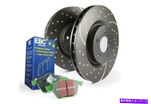 brake disc rotor EBC�u���[�LS10KF1610 S10�L�b�gGreenStuff 2000�����GD���[�^�[ EBC Brakes S10KF1610 S10 Kits Greenstuff 2000 and GD Rotors�y���s�A���i�z