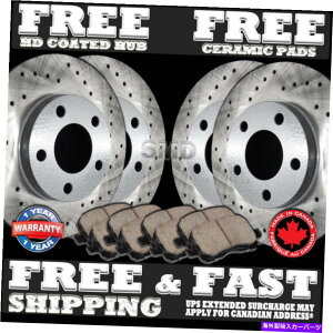 brake disc rotor P1135 FIT 2014 2015 ACURA ILX 2.0L�h�������[�^�[�ƃZ���~�b�N�p�b�h�t�����g+���A P1135 FIT 2014 2015 Acura ILX 2.0L DRILLED ROTORS & CERAMIC PADS FRONT+REAR�y���s�A���i�z