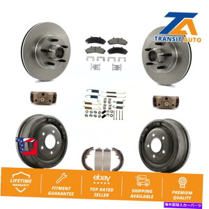 brake disc rotor tH[hW[p̃tgAfBXNu[L[^[Z~bNpbhƃhLbgi9PCj Front Rear Disc Brake Rotors Ceramic Pads And Drum Kit (9Pc) For Ford Ranger