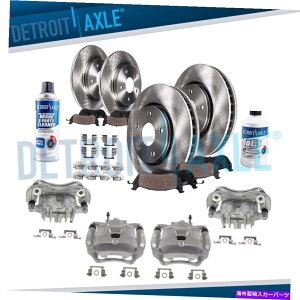 brake disc rotor 2002N2006N̓YAeB}̃tgAfBXN[^[ +u[Lpbhu[LLp[ Front & Rear Disc Rotors + Brake Pad & Brake Caliper for 2002-2006 Nissan Altima