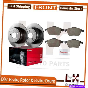 brake disc rotor tgu{u[L[^[ƃZ~bNu[Lpbh2002ÑStpɃZbgZbg Front Brembo Brake Rotors & Ceramic Brake Pads Set Set For 2002 Golf