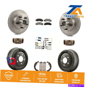 brake disc rotor �}�c�_B4000�p�̃t�����g���A�f�B�X�N�u���[�L���[�^�[�Z�~���^���b�N�p�b�h�ƃh�����L�b�g�i9PC�j Front Rear Disc Brake Rotor Semi-Metallic Pad And Drum Kit (9Pc) For Mazda B4000�y���s�A���i�z