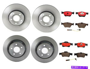 brake disc rotor �u�����{�t�����g���A�u���[�L�L�b�g�f�B�X�N���[�^�[MB W211 E320 4M�p�Z���~�b�N�p�b�h�Z���T�[ Brembo Front Rear Brake Kit Disc Rotors Ceramic Pads Sensors For MB W211 E320 4M�y���s�A���i�z