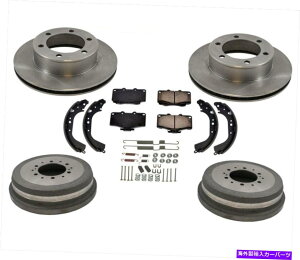 brake disc rotor 1995-1998�^�R�}4x4 4�z�C�[���h���C�u6���O�u���[�L�f�B�X�N���[�^�[�p�b�h�h�����V���[�Y Fits 1995-1998 Tacoma 4x4 4 Wheel Drive 6 Lug Brake Disc Rotors Pads Drums Shoes�y���s�A���i�z