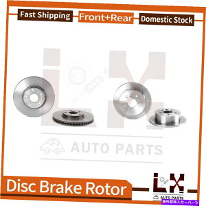 brake disc rotor 2004Ñg^JpɃZbgꂽtgAu{R[eBOOEu[L[^[Zbg Front & Rear Brembo Coated OE Brake Rotors Set For 2004 Toyota Camry
