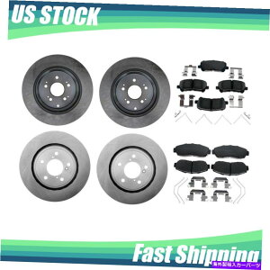 brake disc rotor 2015-2017�z���_�I�f�b�Z�C�t�����g���A�u���[�L���[�^�[�ƃZ���~�b�N�u���[�L�p�b�h_ol Fits 2015-2017 Honda Odyssey Front Rear Brake Rotors & Ceramic Brake Pads _OL�y���s�A���i�z