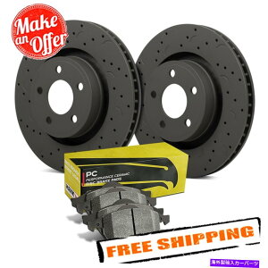 brake disc rotor HAWK TALON PChƃXbgtAu[LLbg06-15_bW[d Hawk Talon PC Drilled & Slotted Rear Brake Kit for 06-15 Dodge Charger
