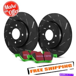brake disc rotor EBC S2KF1067�X�e�[�W2�X�|�[�c�X���b�g�X���b�g�t�����g�u���[�L�L�b�g02-10���N�T�XSC430 EBC S2KF1067 Stage 2 Sport Slotted Front Brake Kit for 02-10 Lexus SC430�y���s�A���i�z