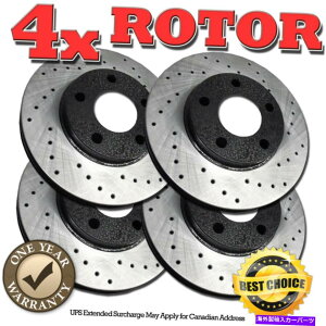 brake disc rotor RH1135tg+AubNNXhhu[L[^[2014 2015 Acura ILX 2.0L RH1135 FRONT+REAR BLACK Cross Drilled Brake Rotors FOR 2014 2015 Acura ILX 2.0L