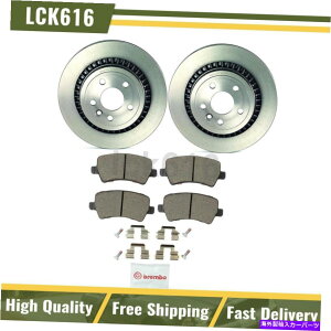 brake disc rotor 2010N2017Ñ{{XC60̃Au{u[LLbgZ~bNu[Lpbhƃ[^[ Rear Brembo Brake Kit Ceramic brake pads and rotors For 2010-2017 Volvo XC60