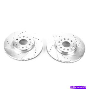 brake disc rotor 18-19̃p[XgbvrCbNGN[utgG{[VhXbg[^[-PA -PA Power Stop for 18-19 Buick Enclave Front Evolution Drilled & Slotted Rotors - Pa