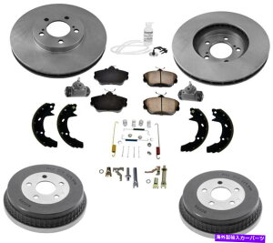 brake disc rotor tg[^[AhpbhV[Yn[hEFAoLbgtH[hg[X01-07 Front Rotors Rear Drums Pads Shoes Hardware Bleeding Kit for Ford Taurus 01-07