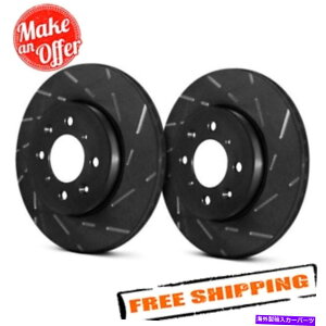 brake disc rotor EBC USRブラックダッシュシリーズ03-17ポルシェカイエンのスポーツスロットスロットブレーキローター EBC USR BlackDash Series Sport Slotted Brake Rotors for 03-17 Porsche Cayenne