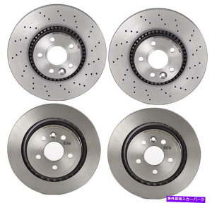 brake disc rotor �u�����{�t�����g316mm����у��A�u���[�L�f�B�X�N���[�^�[�L�b�g�{���{S60 S80 V60 V70 XC70 Brembo Front 316mm and Rear Brake Disc Rotors Kit For Volvo S60 S80 V60 V70 XC70