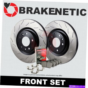 brake disc rotor tguCNleBbNv~ARSXbgu[L[^[ +Z~bNpbh55.62174.41 FRONT BRAKENETIC PREMIUM RS Slot Brake Rotors + Ceramic Pads 55.62174.41