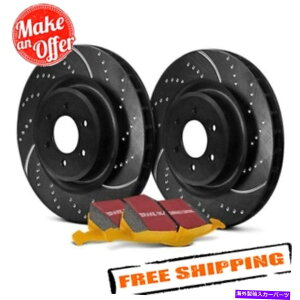 brake disc rotor 04-08tH[hF-150pEBCXe[W5X[p[Xg[ĝڂ݂ƃXbgttgu[LLbg EBC Stage 5 Super Street Dimpled & Slotted Front Brake Kit for 04-08 Ford F-150