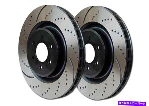 brake disc rotor EBC GD7001 GD SPORT DIMPLE DRILLILD��SLOTTED�u���[�L���[�^�[ - �t�����g�Z�b�g EBC GD7001 GD Sport Dimple Drilled & Slotted Brake Rotors - Front Set�y���s�A���i�z