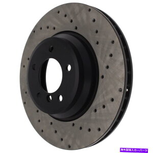brake disc rotor BMW X1 2013-2015�u���[�L���[�^�[�N���X�h�����h���[�^�[�t�����g�h���C�o�[�T�C�h��STOPTECH StopTech For BMW X1 2013-2015 Brake Rotors Cross Drilled Rotor Front Driver Side�y���s�A���i�z