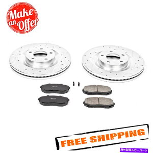 brake disc rotor �p���[�X�g�b�vK3057 1�N���b�NZ23�G�{�����[�V�����X�|�[�c�u���[�L�L�b�g07-15�t�H�[�h�G�b�W Power Stop K3057 1-Click Z23 Evolution Sport Brake Kit for 07-15 Ford Edge�y���s�A���i�z