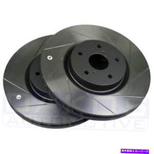 brake disc rotor 2004-2017 STI 654S-10�iX2�j��DBA�X�g���[�g�V���[�Y�t�����g���[�^�[�i�X���b�g�A�y�A�j DBA Street Series Front Rotors (Slotted, Pair) for 2004-2017 STi 654S-10 (x2)�y���s�A���i�z