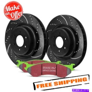 brake disc rotor EBC�X�e�[�W3�g���b�N��SUV Dempled��Slotted Brake Kit 10-18 Hyundai Santa Fe EBC Stage 3 Truck & SUV Dimpled & Slotted Brake Kit for 10-18 Hyundai Santa Fe�y���s�A���i�z