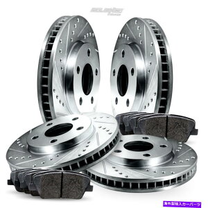 brake disc rotor [tLbg]hXbgu[L[^[ +Z~bNpbhBLCC.66080.02 [FULL KIT] Drilled Slotted Brake Rotors + Ceramic Pads BLCC.66080.02