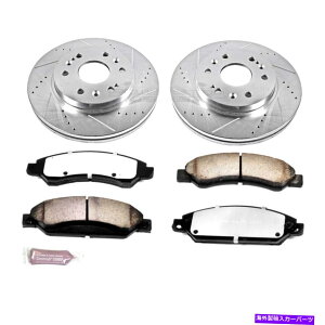 brake disc rotor PowerStop K2067-36 07-08GXJ[hp̃tggbNTowu[Lpbh/[^[̃Zbg Powerstop K2067-36 Set of Front Truck & Tow Brake Pad/Rotor for 07-08 Escalade