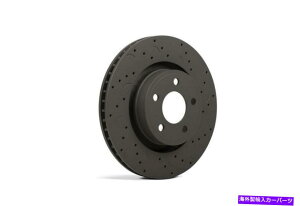 brake disc rotor ホークパフォーマンスhtc5386-aiタロンはクロスドリルとスロットをかけました Hawk Performance HTC5386-AI Talon Cross-Drilled and Slotted