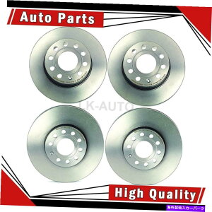brake disc rotor tHNX[QWFb^rbgp̃fBXNu[L[^[̃u{tgA4 Brembo Front Rear 4 Of Disc Brake Rotors For Volkswagen Jetta Rabbit