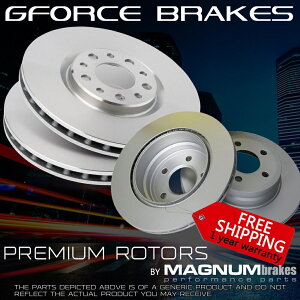 brake disc rotor 2010N2014Ñ{{XC60̃tgуAv~A[^[ Front and Rear Premium Rotors for 2010-2014 Volvo XC60