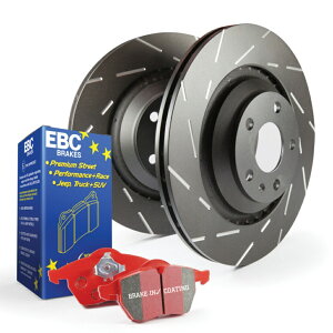 brake disc rotor ebc�u���[�LS13KR1231S13 EBC For Hyundai Veloster 2012-2017 Front Brake Kit S4 - Redstuff�y���s�A���i�z