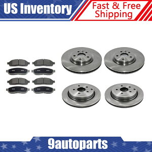 brake disc rotor 2011-2016V{[JvXtg +Au[L[^[ƃZ~bNu[Lpbh For 2011-2016 Chevrolet Caprice Front + Rear Brake Rotors & Ceramic Brake Pads