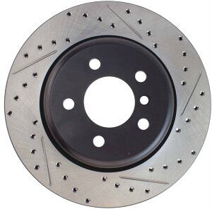 brake disc rotor STOPTECH 127.34131L SELECT SPORT SPORT Cross-drilled and Slotted Disc Brake Rotor StopTech 127.34131L Select Sport Cross-Drilled And Slotted Disc Brake Rotor