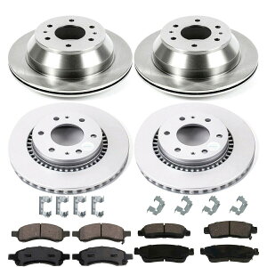 brake disc rotor u[LfBXNƃpbhLbg4փZbgV{[V{[gCuCU[Gh Brake Disc and Pad Kits 4-Wheel Set New for Chevy Chevrolet Trailblazer Envoy