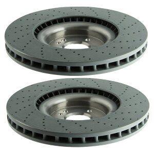 brake disc rotor �����Z�f�XGL X166�p�Ƀx���g���ꂽ2�̃t�����g�u���[�L�f�B�X�N�̖{����OEM�Z�b�g Genuine OEM Set of 2 Front Brake Disc Vented for Mercedes GL X166�y���s�A���i�z