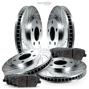 brake disc rotor [tLbg]hXbgu[L[^[ +Z~bNpbhBLCC.58004.02 [FULL KIT] Drilled Slotted Brake Rotors + Ceramic Pads BLCC.58004.02