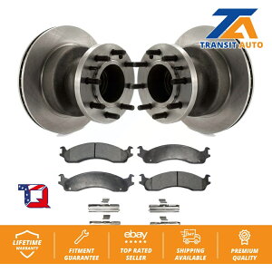 brake disc rotor �����h���[�o�[�����h���[�o�[2003-2005 Front Brake Rotor Ceramic Pad Kit For Ford E-350 Super Duty Econoline Club Wagon�y���s�A���i�z