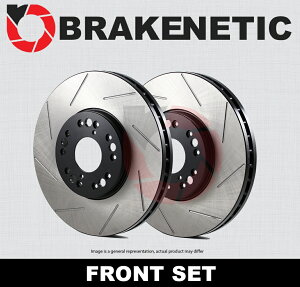 brake disc rotor 07-13 ACURA MDX 3.7 USR [FRONT SET] BRAKENETIC PREMIUM SLOTTED Brake Disc Rotors 2WD BNP65104.SS�y���s�A���i�z